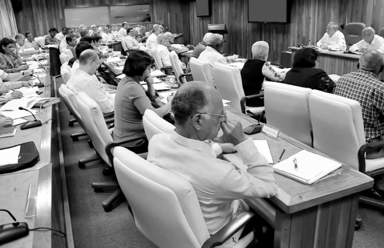 Sitzung des kubanischen Ministerrats