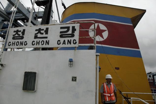 Nordkoreanischer Frachter Chong Chon Gang