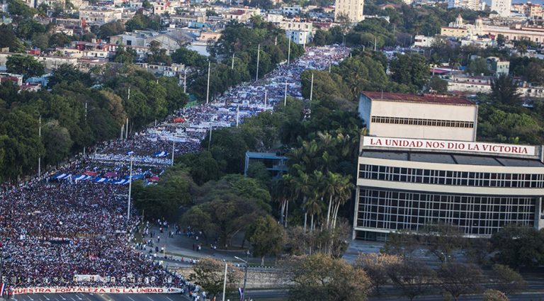 1.-Mai-Demonstration 2017, Santiago de Cuba