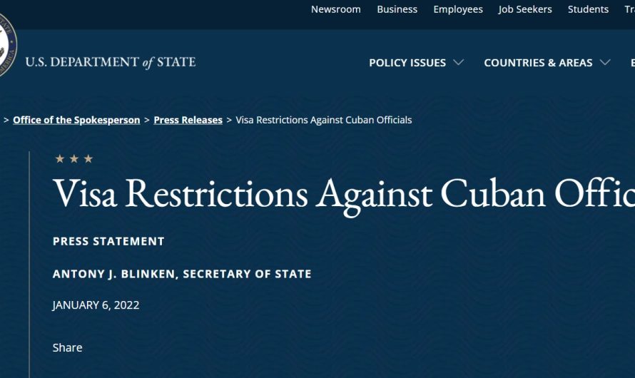 USA verhängen neue Sanktionen gegen kubanische Regierungsvertreter