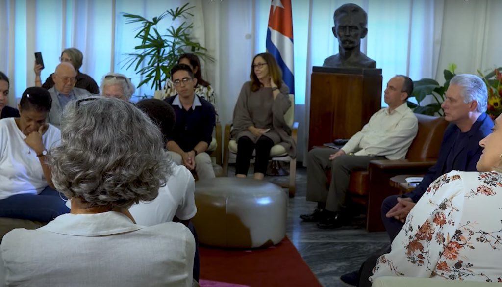 Austausch zum neuen Familiengesetz mit Kubas Präsident Miguel Díaz-CAnel