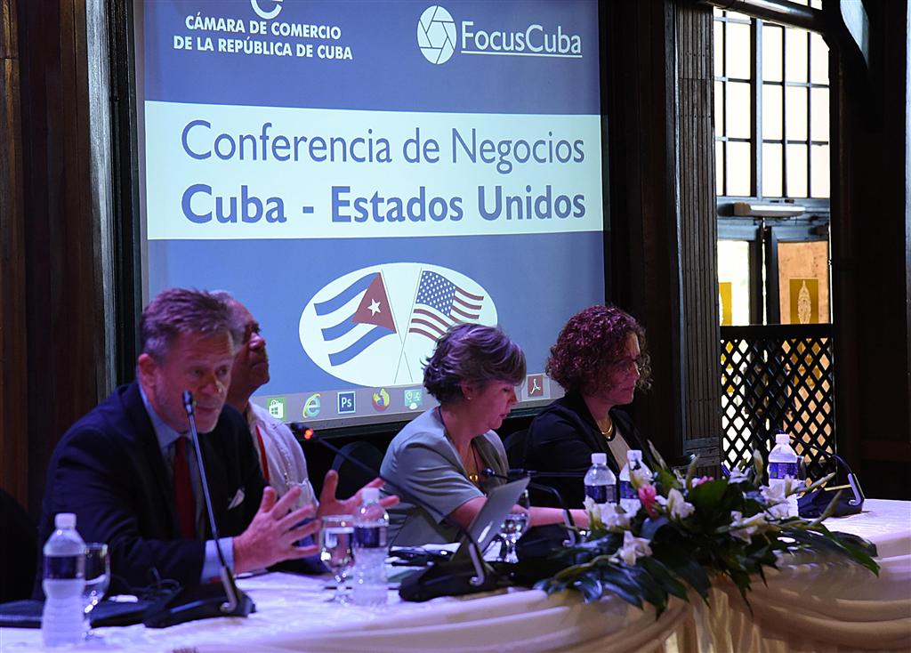 Das US-kubanische Geschäftsforum im Hotel Nacional