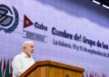 Brasiliens Präsident Lula da Silva bei seiner Rede auf dem Gipfel in Havanna