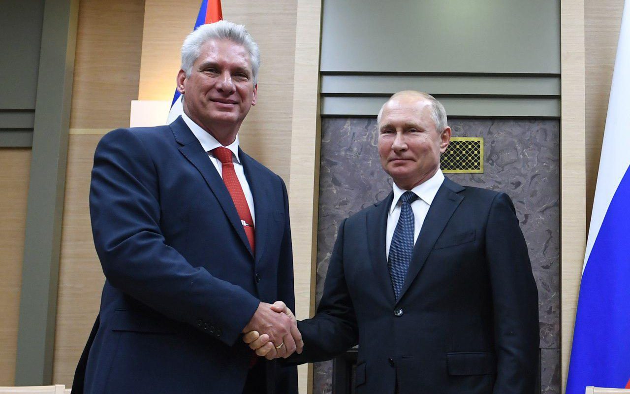 Díaz-Canel und Wladimir Putin