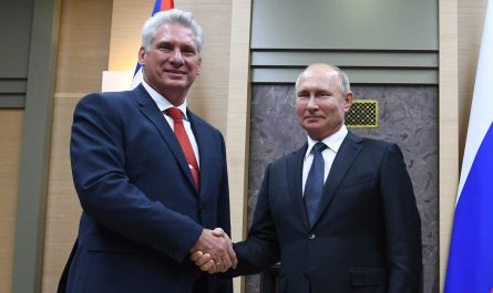 Díaz-Canel und Wladimir Putin