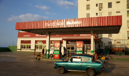 Tankstelle in Havanna