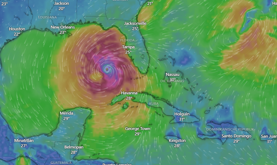 Hurrikan Milton zieht Richtung Florida